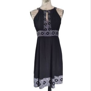 Fit and flare halter style dress